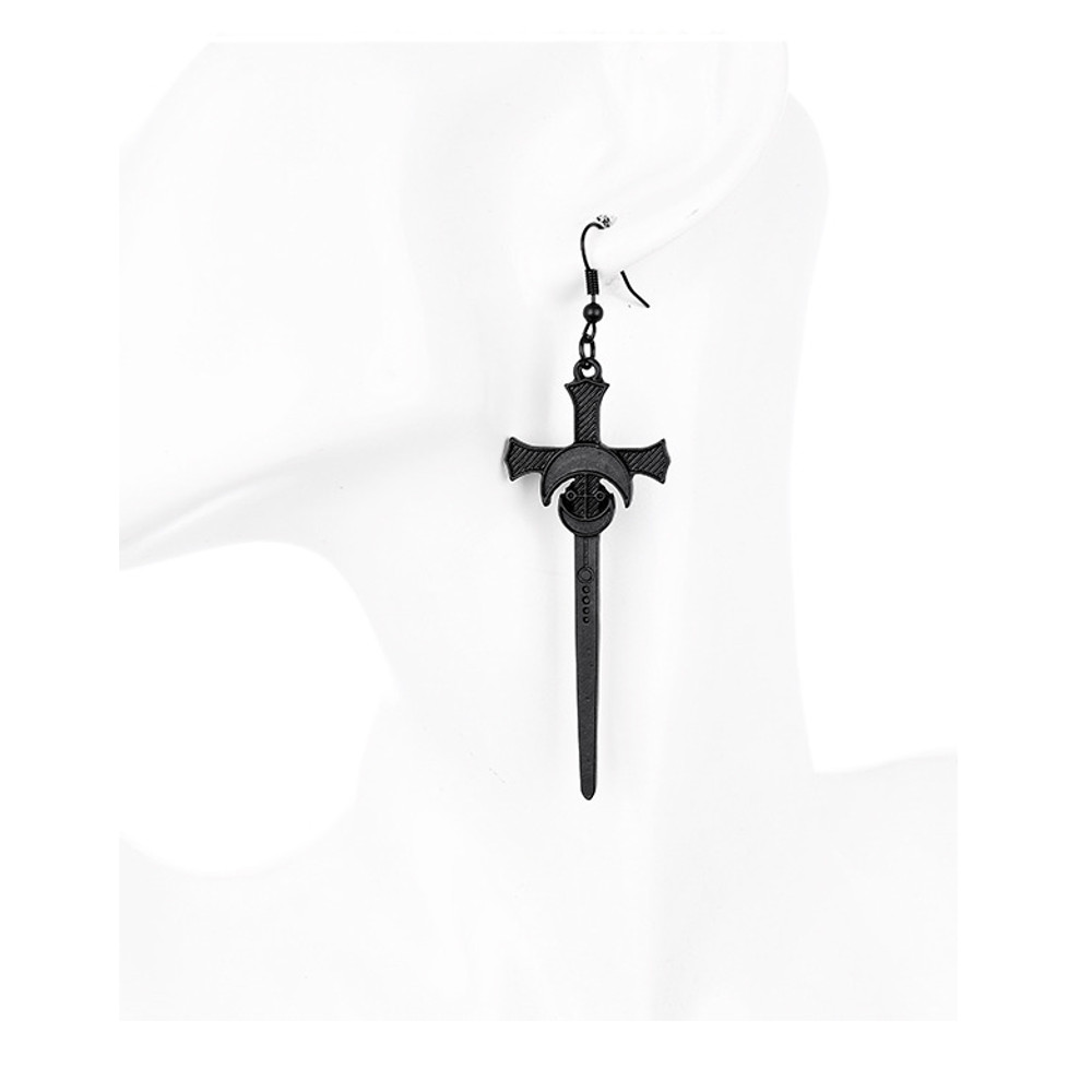 Restyle - Swords Oorbellen - Zwart